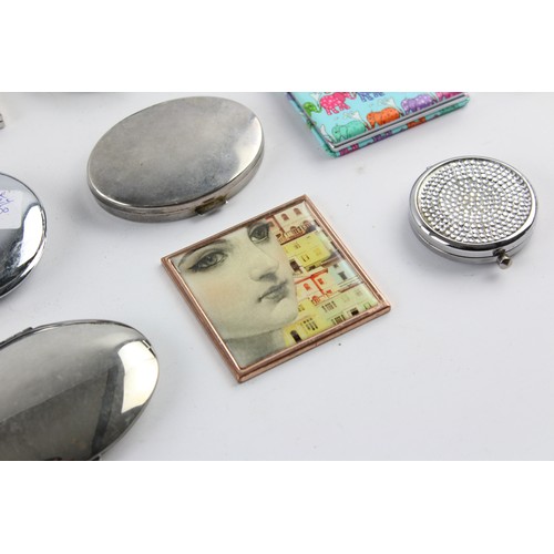 80 - 50 x Assorted Vintage Ladies Vanity Handbag MIRRORS Inc Vintage, Silver Plate