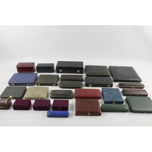 94 - 25 x Antique / Vintage SILVERWARE / Cutlery Boxes Ideal For Display