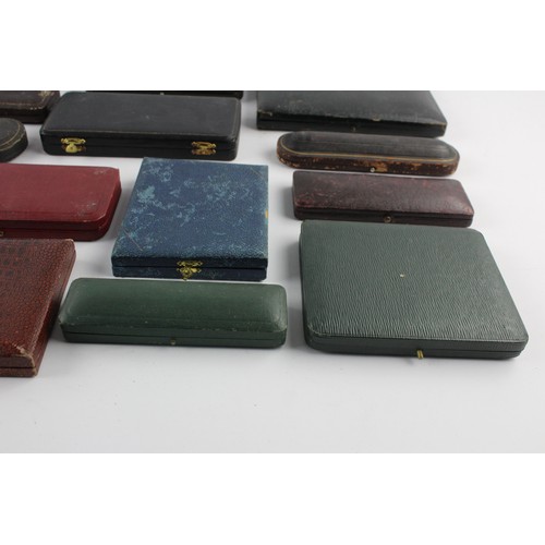 94 - 25 x Antique / Vintage SILVERWARE / Cutlery Boxes Ideal For Display