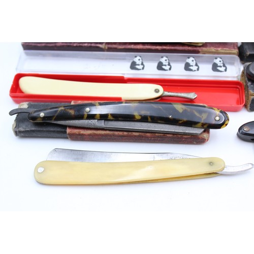 121 - 9 x Antique / Vintage Gents Grooming RAZORS Inc Antique, Vintage, Cut-Throat