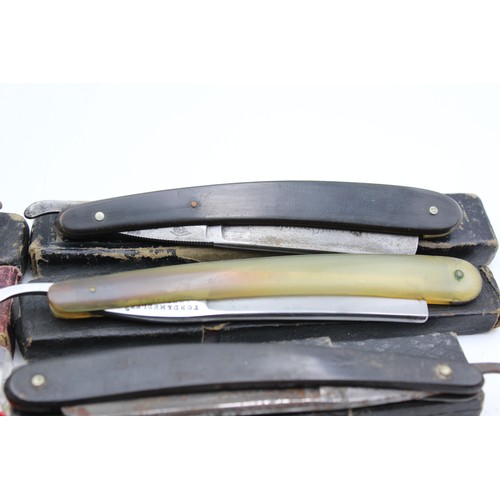 121 - 9 x Antique / Vintage Gents Grooming RAZORS Inc Antique, Vintage, Cut-Throat