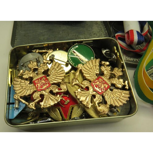 403 - COLLECTION OF BADGES AND MEDALS