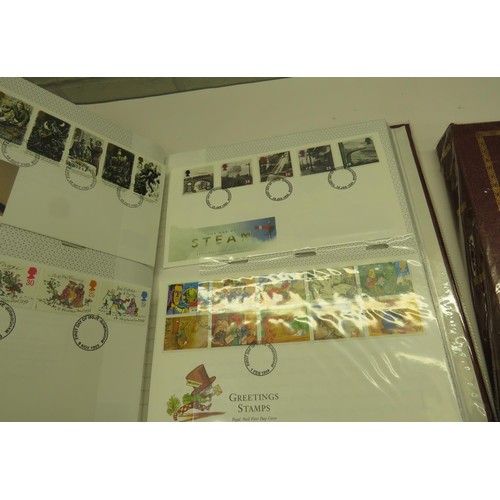 500 - TWO ALBUMS OF FIRST DAY COVERS G.B. STAMPS