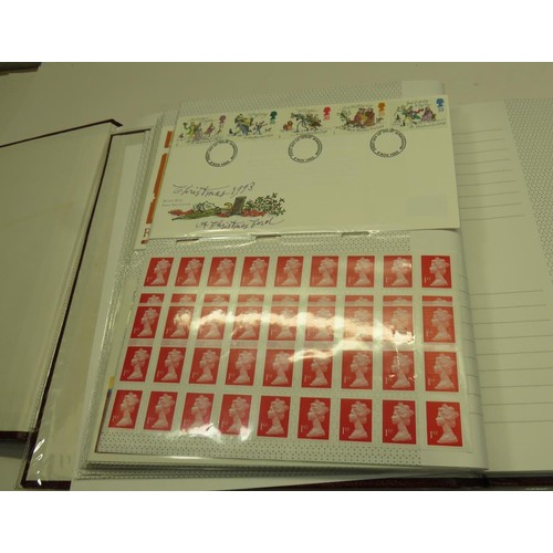 500 - TWO ALBUMS OF FIRST DAY COVERS G.B. STAMPS