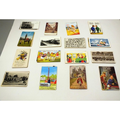 243 - 100 VARIOUS POSTCARDS