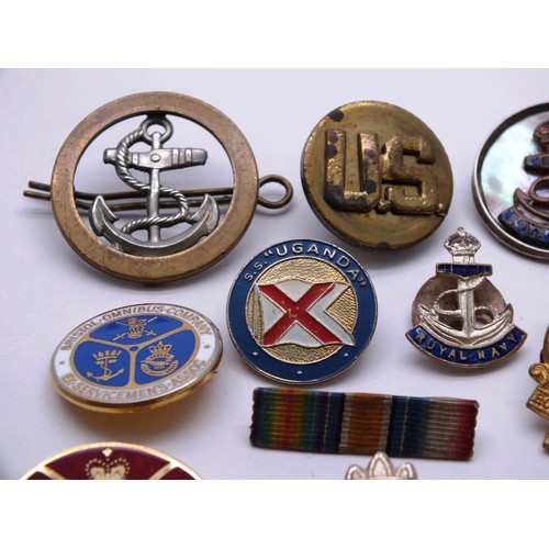 247 - HOME FRONT MILITARY ROYAL NAVY SWEETHEART BADGES