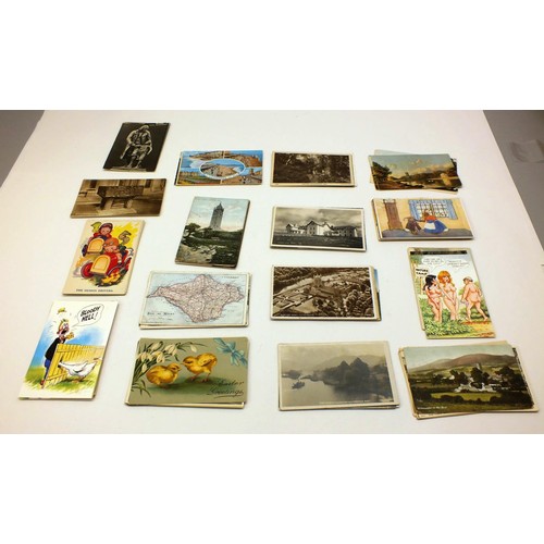 255 - 100 VARIOUS POSTCARDS