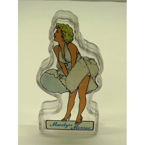 285 - VINTAGE MARILYN MONROE COLLECTABLE PLASTIC CANDY CONTAINER