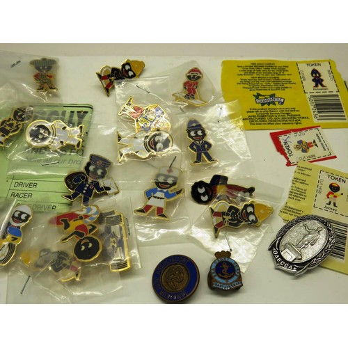 511 - SIXTEEN ROBERTSONS BADGES  AND DENNIS THE MENACE WATCH