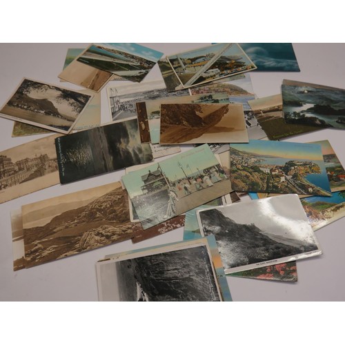 457 - COLLECTION OF COASTAL SCENE POSTCARDS- 65 CARDS