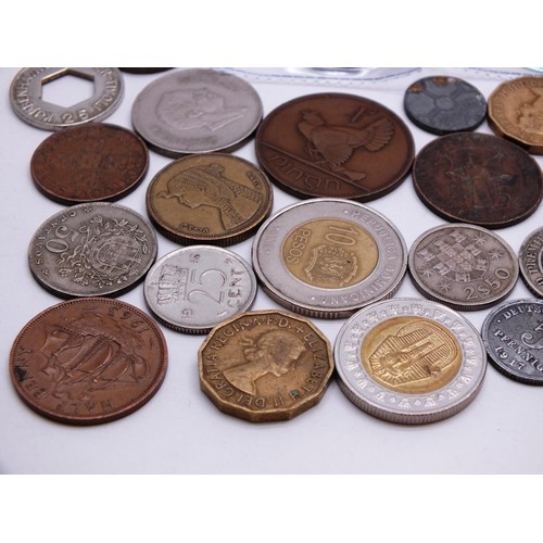 522 - REPLICA 1914 WWI TIN AND WORLD COINS