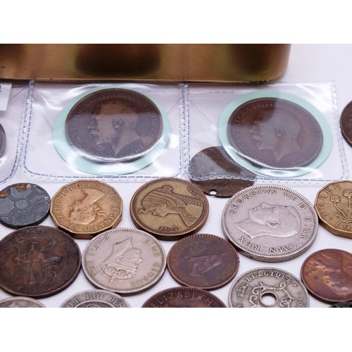 522 - REPLICA 1914 WWI TIN AND WORLD COINS