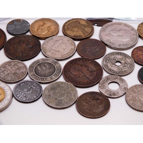 522 - REPLICA 1914 WWI TIN AND WORLD COINS