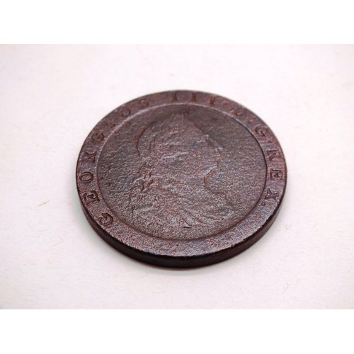 468 - GEORGE III 1797 CARTWHEEL PENNY