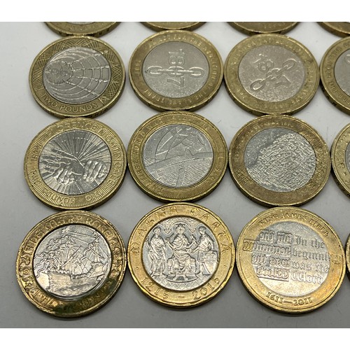 227 - 33X COLLECTABLE £2 COINS INCLUDING KING JAMES BIBLE, MAGNA CARTA, THE MARY ROSE ETC - FACE VALUE OF ... 