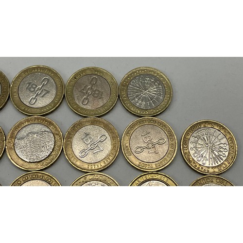 227 - 33X COLLECTABLE £2 COINS INCLUDING KING JAMES BIBLE, MAGNA CARTA, THE MARY ROSE ETC - FACE VALUE OF ... 