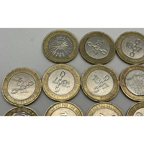 227 - 33X COLLECTABLE £2 COINS INCLUDING KING JAMES BIBLE, MAGNA CARTA, THE MARY ROSE ETC - FACE VALUE OF ... 