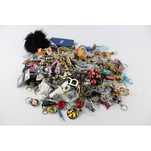 2 - 200+ Assorted KEY RINGS Inc Vintage, Advertising, Charities, Souvenir Etc