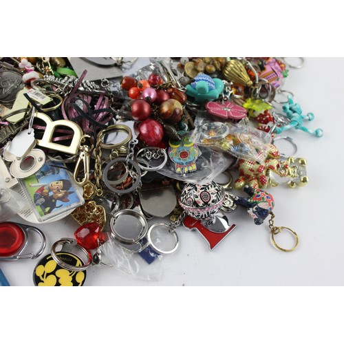 2 - 200+ Assorted KEY RINGS Inc Vintage, Advertising, Charities, Souvenir Etc