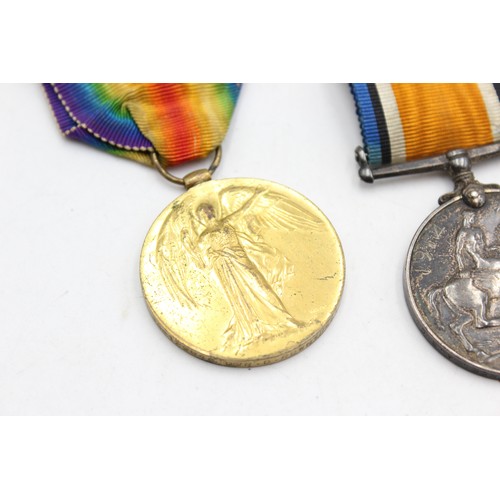 11 - WW1 Medal Pair w/ Original Ribbons To T4-172845 DVR D.Rowntree A.S.C