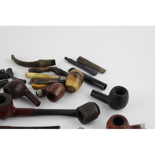 13 - Job Lot of Assorted Vintage SMOKING PIPES / Parts Inc Falcon, Harcastle, Clifton