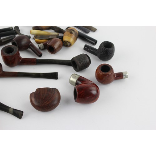 13 - Job Lot of Assorted Vintage SMOKING PIPES / Parts Inc Falcon, Harcastle, Clifton