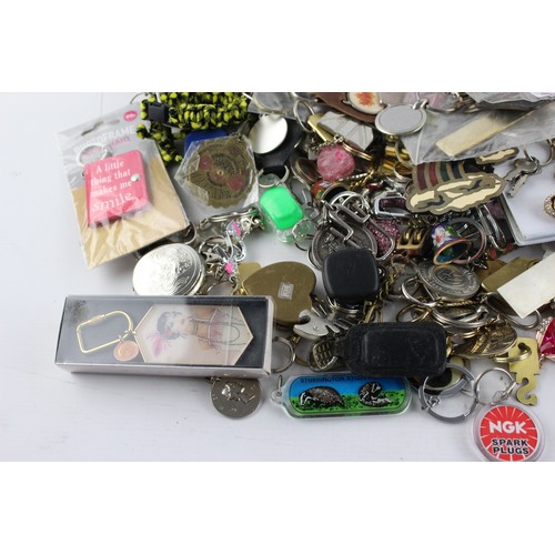 42 - 200+ Assorted KEY RINGS Inc Vintage, Advertising, Charities, Souvenir Etc