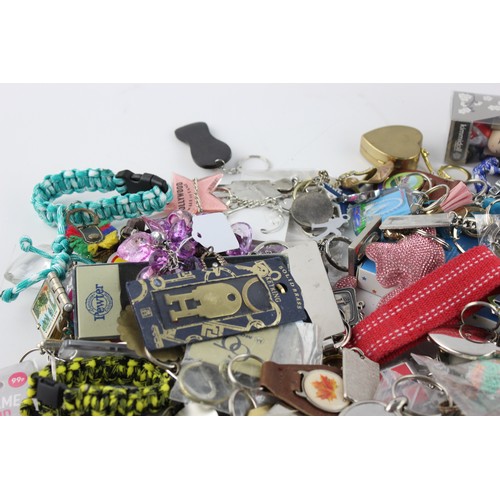 42 - 200+ Assorted KEY RINGS Inc Vintage, Advertising, Charities, Souvenir Etc