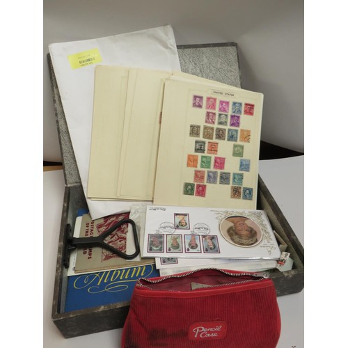 175 - JOBLOT OF STAMP SHEETS, ALBUMS AND LOOSE