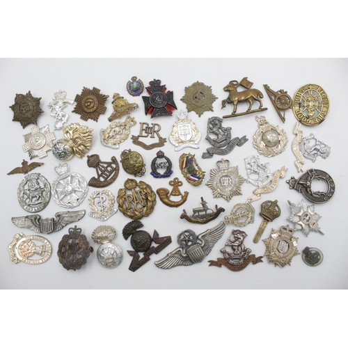 58 - Job Lot of Assorted Vintage MILTARY Badges Inc R.A.F, American Air Force Etc