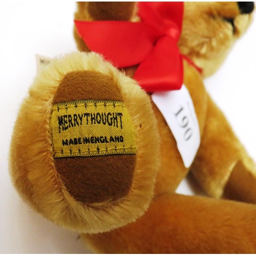 190 - MERRYTHOUGHT TEDDY WITH TAGS