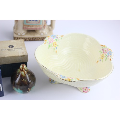 97 - Job Lot Antique / Vintage Pottery Items Inc. Carlton Ware, Coalport, Caverswall