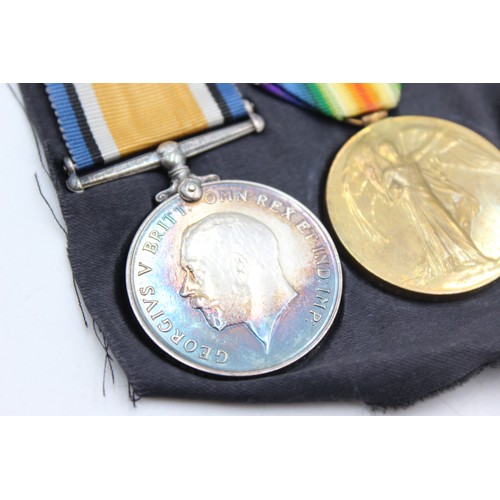 103 - 3 x WW1 / WW2 Medals Inc WW1 Medal Pair Named, WW2 Defence Medal with Oakleaf