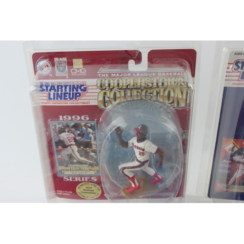 110 - 5 x Assorted CARDED Sport Action Figures Inc. Wrestling, Baseball & Gladiators