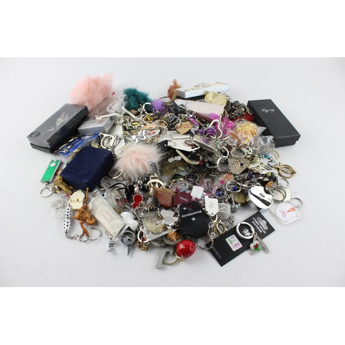 129 - 200+ Assorted KEY RINGS Inc Vintage, Advertising, Charities, Souvenir Etc