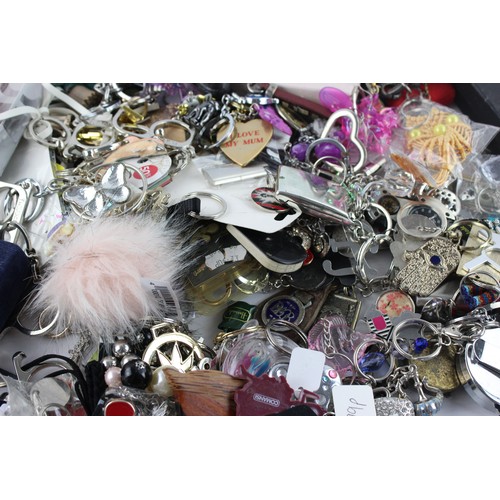 129 - 200+ Assorted KEY RINGS Inc Vintage, Advertising, Charities, Souvenir Etc