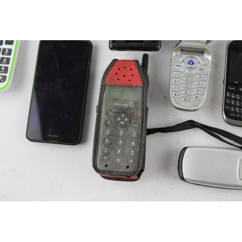 134 - 25 x Assorted MOBILE PHONES Inc Vintage, Smart Phone, Touch Screen, Camera Etc