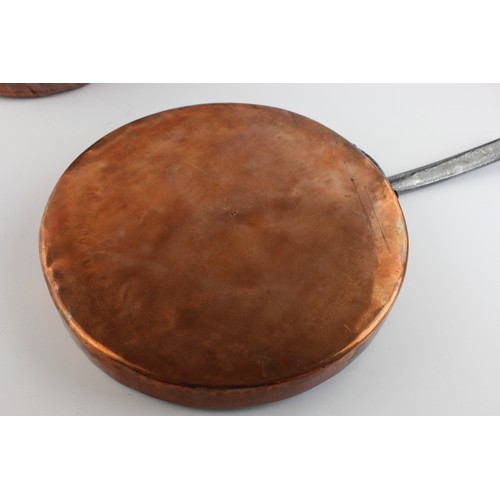 137 - Two Antique Copper Pans