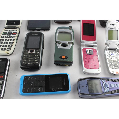 141 - 25 x Assorted MOBILE PHONES Inc Vintage, Smart Phone, Touch Screen, Camera Etc