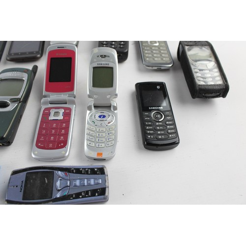 141 - 25 x Assorted MOBILE PHONES Inc Vintage, Smart Phone, Touch Screen, Camera Etc