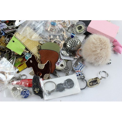 149 - 200+ Assorted KEY RINGS Inc Vintage, Advertising, Charities, Souvenir Etc