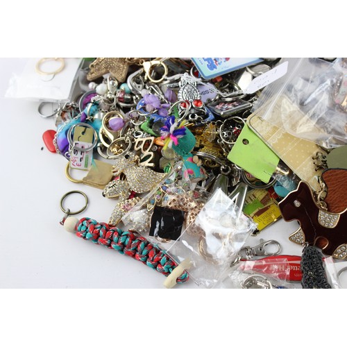 149 - 200+ Assorted KEY RINGS Inc Vintage, Advertising, Charities, Souvenir Etc