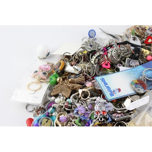 149 - 200+ Assorted KEY RINGS Inc Vintage, Advertising, Charities, Souvenir Etc