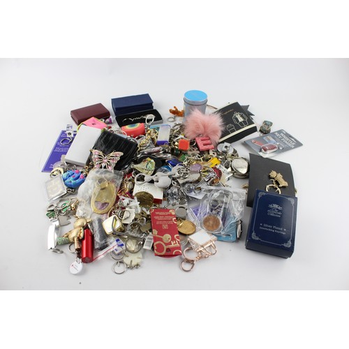 151 - 200+ Assorted KEY RINGS Inc Vintage, Advertising, Charities, Souvenir Etc