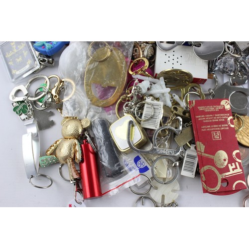 151 - 200+ Assorted KEY RINGS Inc Vintage, Advertising, Charities, Souvenir Etc