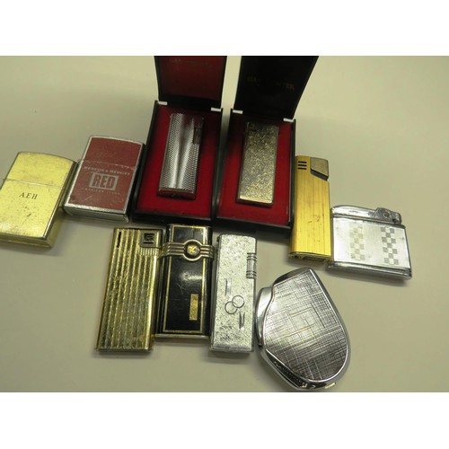 400 - TEN VINTAGE LIGHTERS