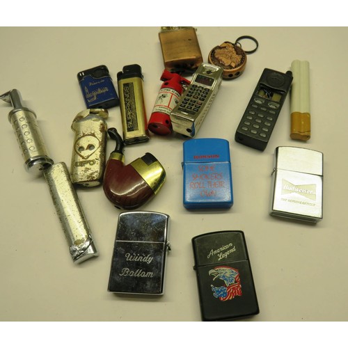 405 - COLLECTION OF NOVELTY LIGHTERS