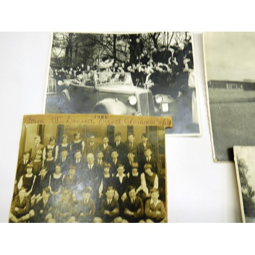 327 - COLLECTION OF OLD PHOTOGRAPHS INCLUDES MONTGOMERY IN WAKEFIELD, WINSTON CHURCHILL PARIS, AMISTICE, O... 