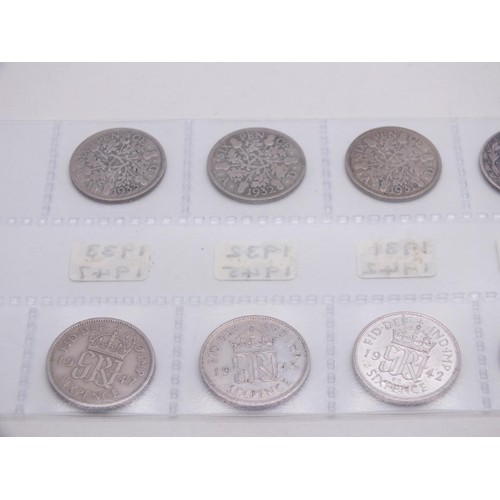 355 - 13X SIXPENCE COINS FROM 1887-1945