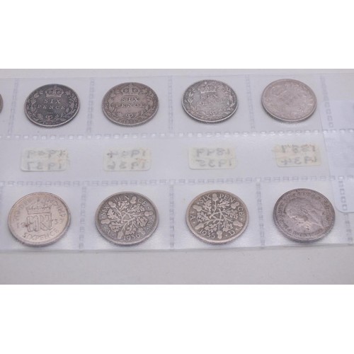 355 - 13X SIXPENCE COINS FROM 1887-1945